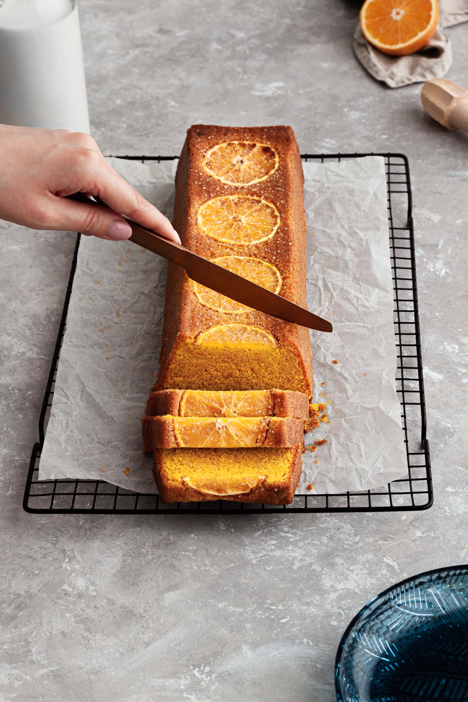 The Easiest Orange Upside-Down Cake
